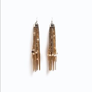 Interwoven Chain Earring