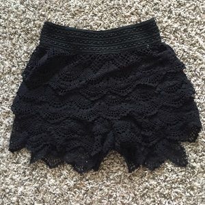 Lace shorts