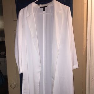 Long Off white cape