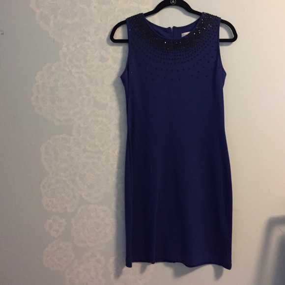 Calvin Klein Sequin Sheath Dress