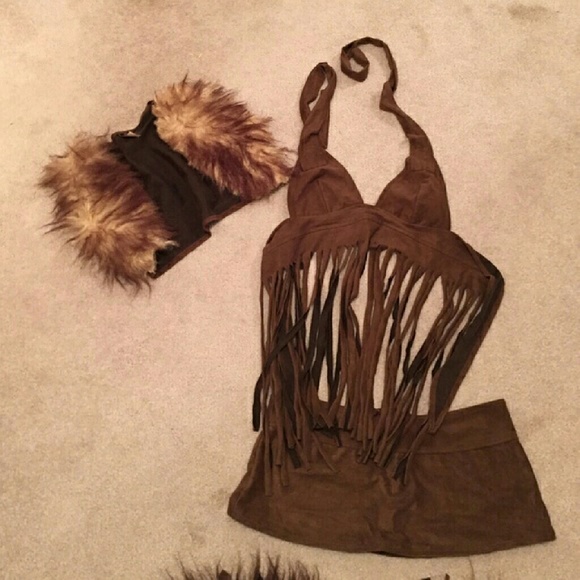 SOLD HALLOWEEN Hippie GoGo Dancer Costume - Picture 2 of 3