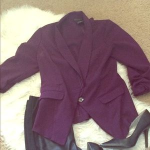 Plum blazer