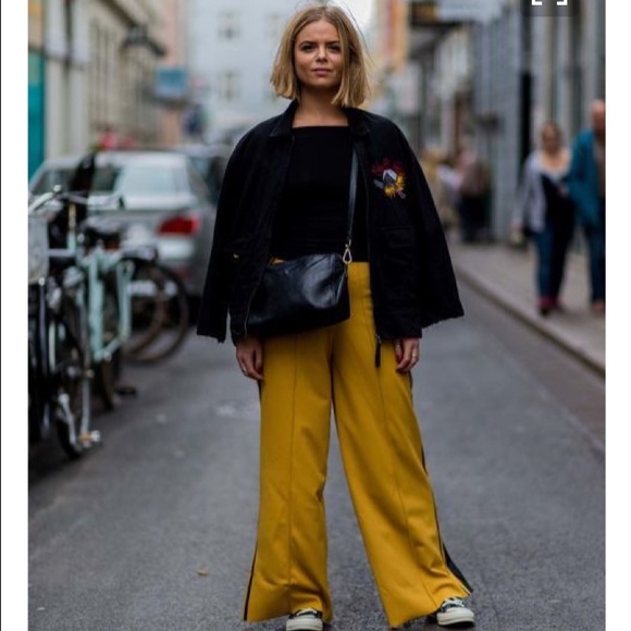 🌹SOLD🌹Wide mustard pants bloggers favorite