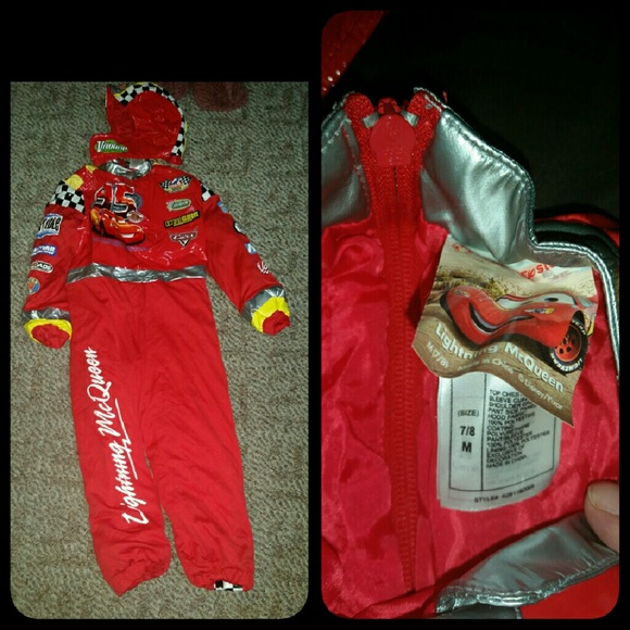 Boys Lightning McQueen costume size 7/8