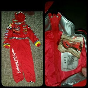 Boys Lightning McQueen costume size 7/8