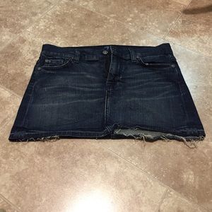 BOGO 🎉NWOT 7 for all Mankind Jean Skirt