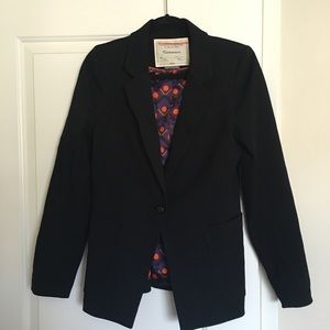 Anthropologie Cartonnier Black Blazer
