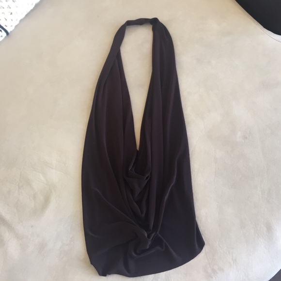 Cowl neck halter Top