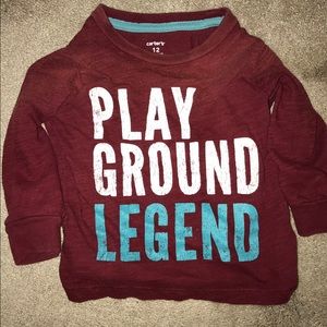 *SOLD*Carters 12 Months long sleeve Shirt