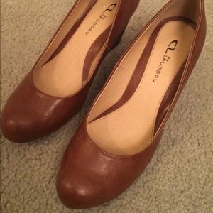 CL by Chinese Laundry Brown Wedges - Size 8.5