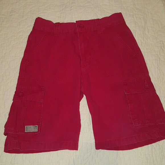 Boy's Red Levi Cargo Shorts