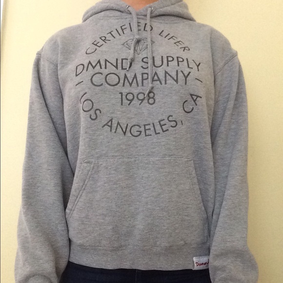 Diamond Supply Co. Grey Hoodie!