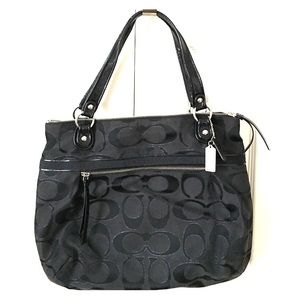 Black Coach Tote Bag