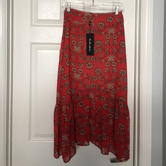 For Love and Lemons Pia Midi Skirt.