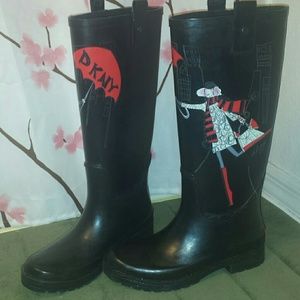 DKNY Rain boots SUPER CUTE