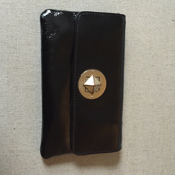 Kate Spade Black Patent Clutch/Cross Body Purse