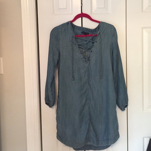 American Eagle Chambray Dress