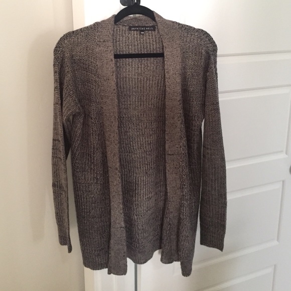 Tan & black sweater