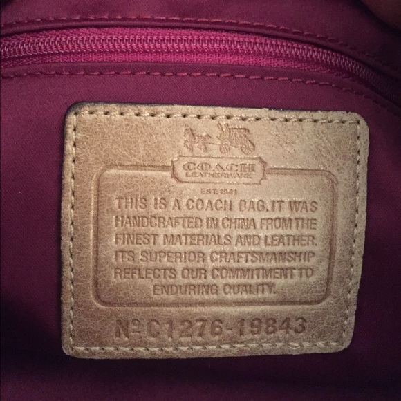 Coach Madison Signature Python Print Bag - Picture 2 of 2