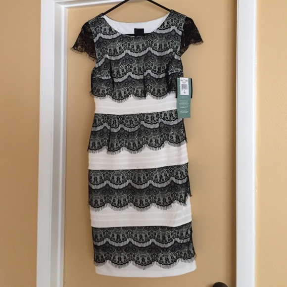 Black and white dress