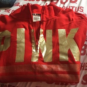 Victoria's Secret pink red pullover never worn