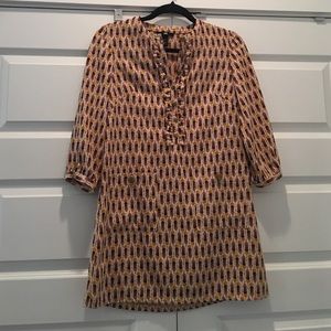 Mod dress with 3/4 sleeves and 2 front pockets