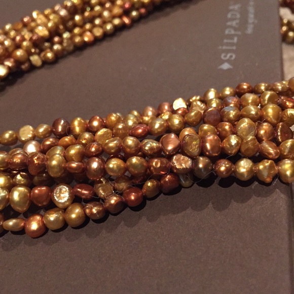 Silpada - 8 strand copper pearl necklace - Picture 2 of 3