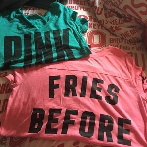Vs pink tees