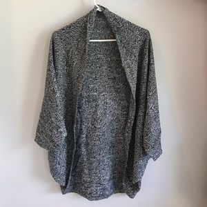 Heathered gray shrug