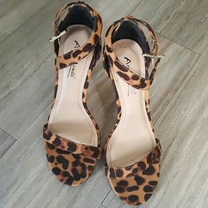 Leopard heels