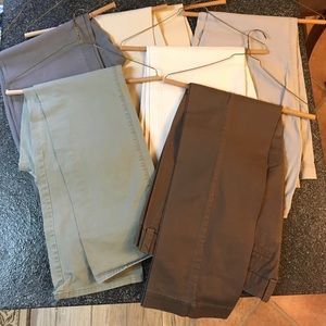 Variety of Khaki/Chino Style Pants-7 pairs-sz 8-10