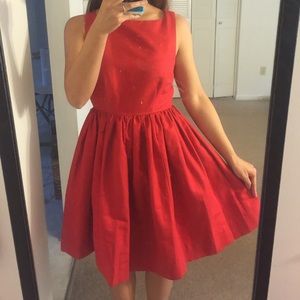Kate Spade Red fit-and-flare dress