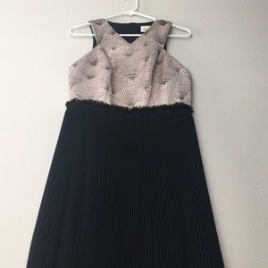 Black and Gold Anthropologie dress