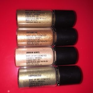 4 MAC Pigments from Haute High Jinks set