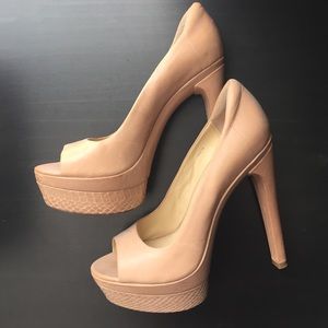 Rachel Zoe Platform Peep-toe Pumps