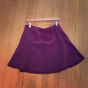 Burgundy tulip skirt from the Limited.