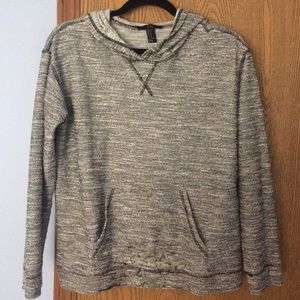 Forever 21 Gray Knit Hooded Sweatshirt Size M