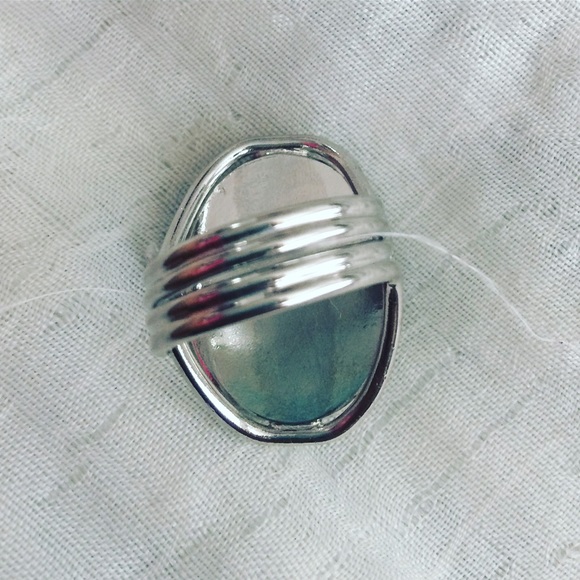 Gorgeous PYRITE adjustable ring 👑 - Picture 3 of 4