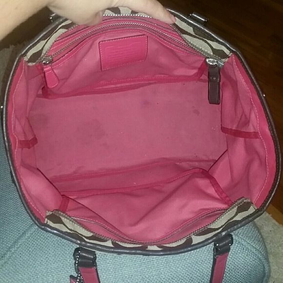 *Temp Price Drop* Coach tote - Picture 2 of 4