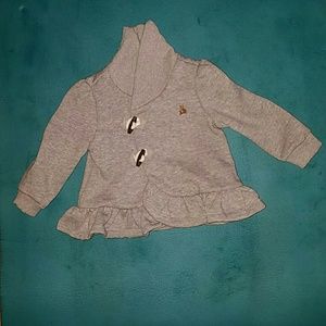 Baby Girls Gap Fleece Jacket Size 6-12 Months