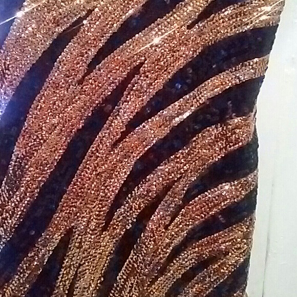 Gold&Black sequin tank dress - Picture 2 of 4