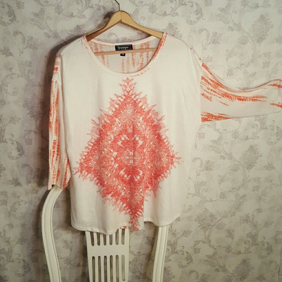 Boxy tie dye sweater