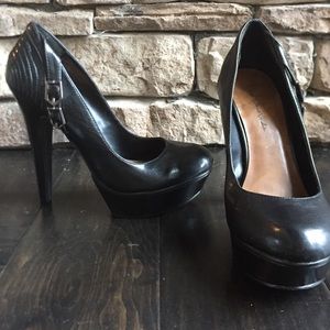 Michael Antonio Studio Black Platform Heels