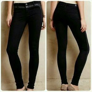 Adriano Goldschmied  Jackie Skinny Black Tux Jeans