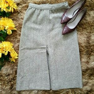 Tea-length skirt