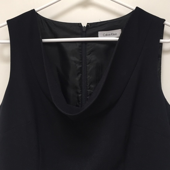 Calvin Klein Cowl Neck LBD - Picture 2 of 4