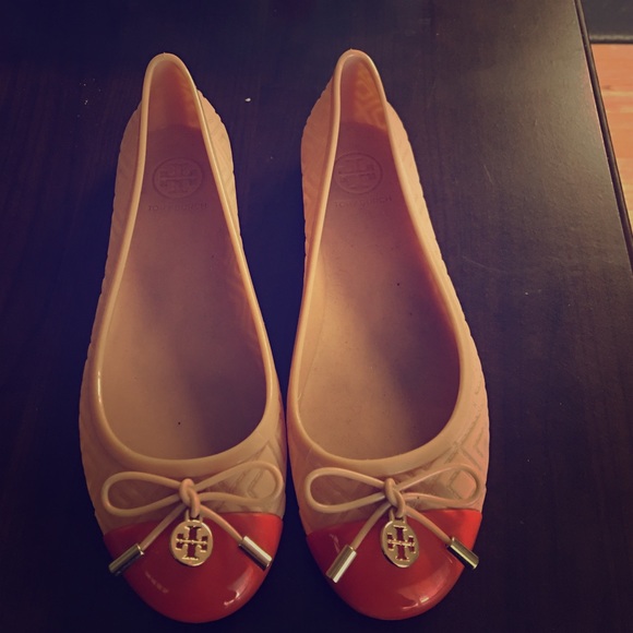 Tory burch jelly shoes