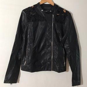 BLANKNYC vegan leather jacket
