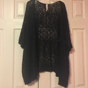Aeropostale navy knit cardigan