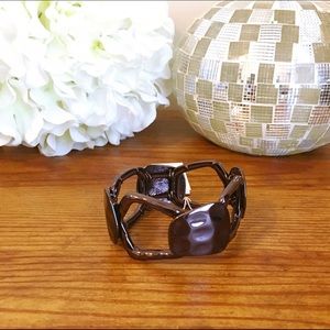 Bronze metallic bracelet